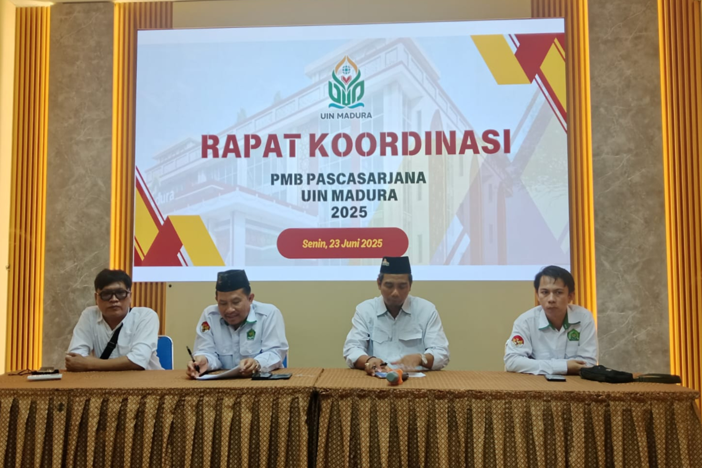 RAPAT KOORDINASI PENERIMAAN MAHASISWA BARU PASCASARJANA UIN MADURA