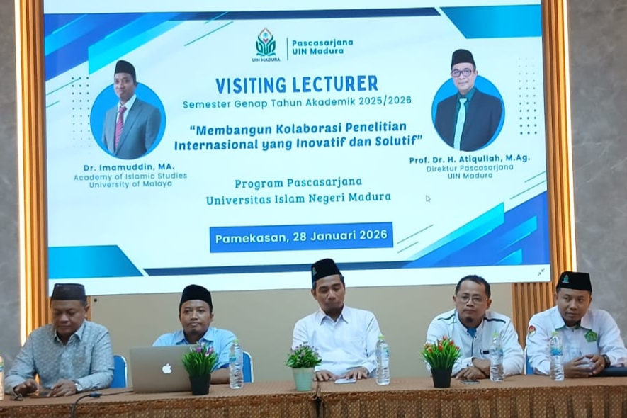 Pascasarjana UIN Madura Mengadakan Visiting Lecturer Sebagai Penguatan Kolaborasi Internasional