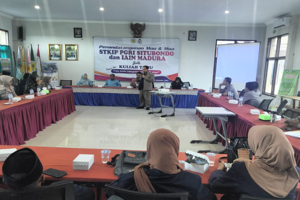 PENANDATANGANAN MOU DAN MOA PASCASARJANA IAIN MADURA DAN STKIP PGRI SITUBONDO